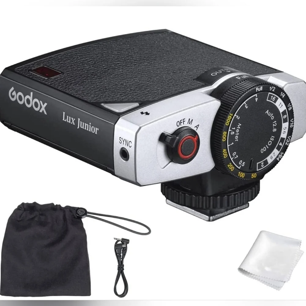 Godox Lux Junior GN12 Retro Camera Flash New